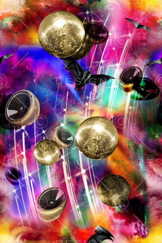 灯光滚球印花华亿平台图片