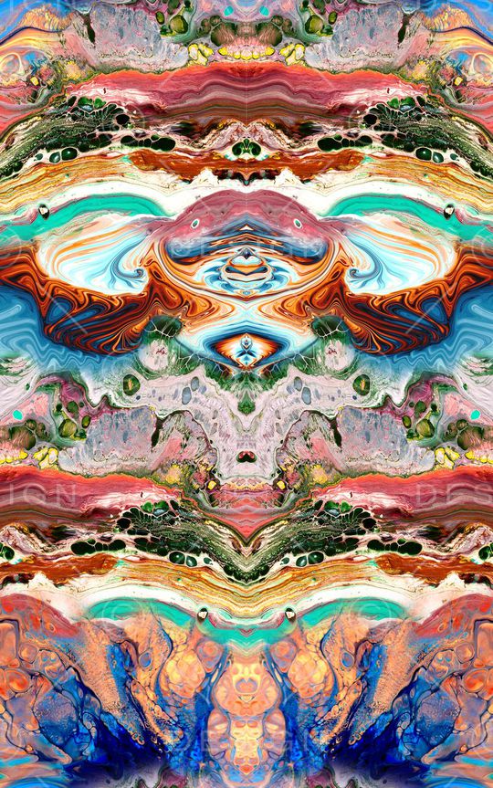 抽象印花华亿平台图片