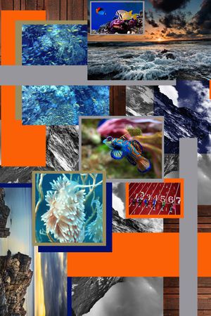 未来主义风格印花华亿平台图片