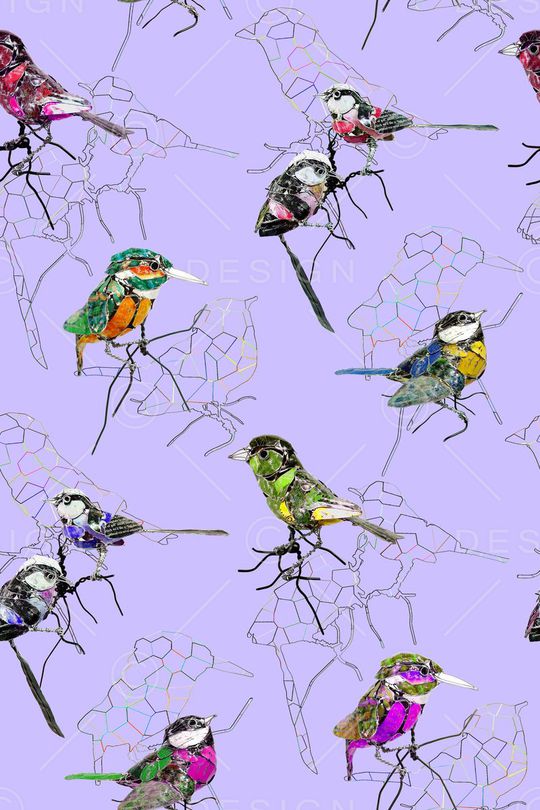 抽象印花华亿平台图片