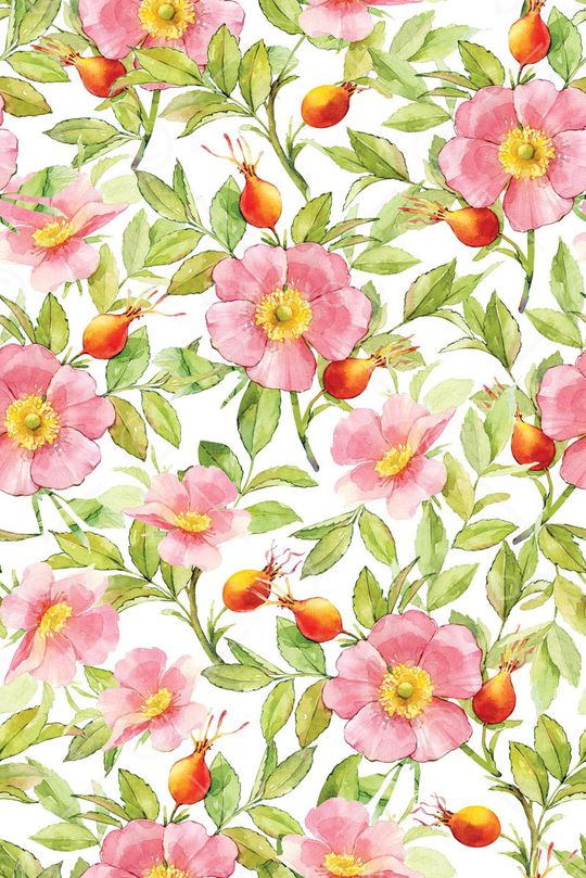 浪漫花卉印花华亿平台图片