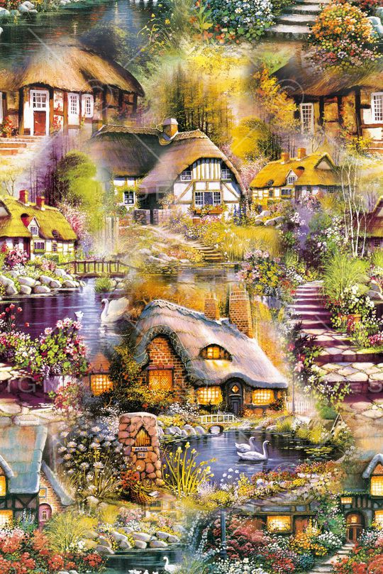 复古油画图案印花华亿平台图片