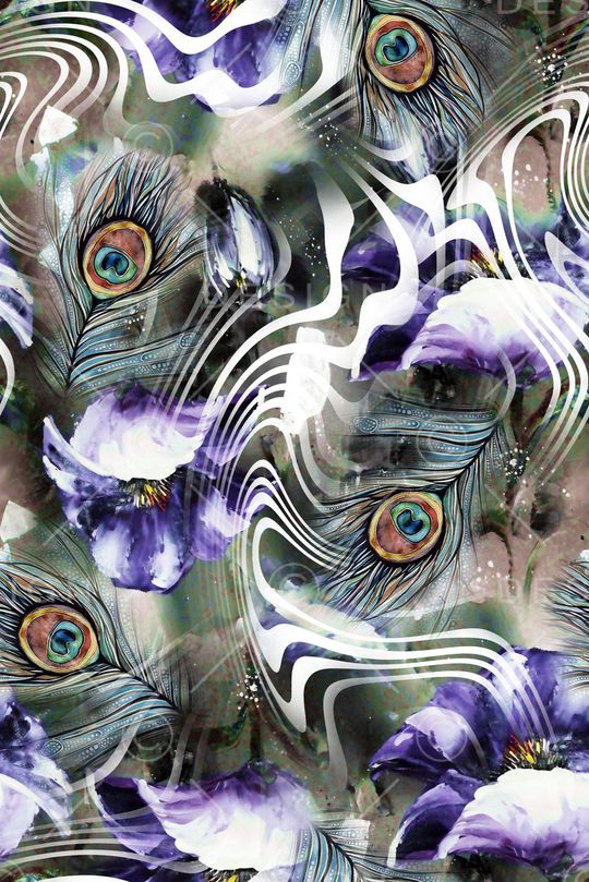 大气抽象印花华亿平台图片