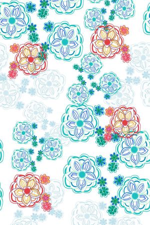 抽象图案印花华亿平台图片