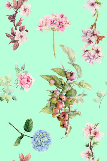 581891-水彩碎花组合