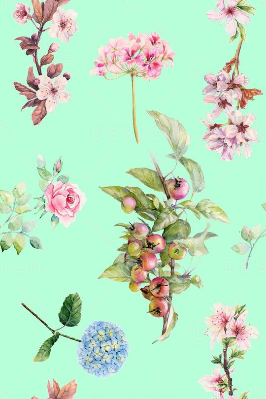 清新印花华亿平台图片