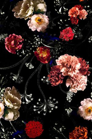 时尚 大牌印花华亿平台图片