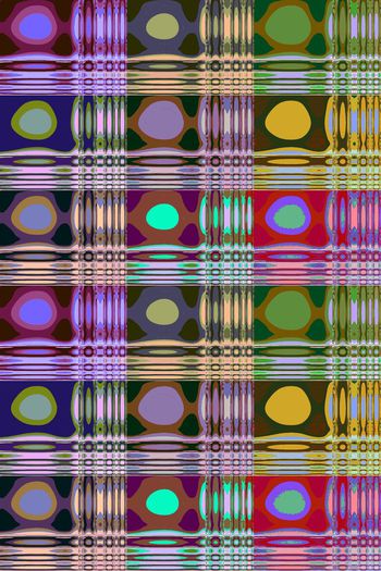 581898-数码渐变方格纹圆点