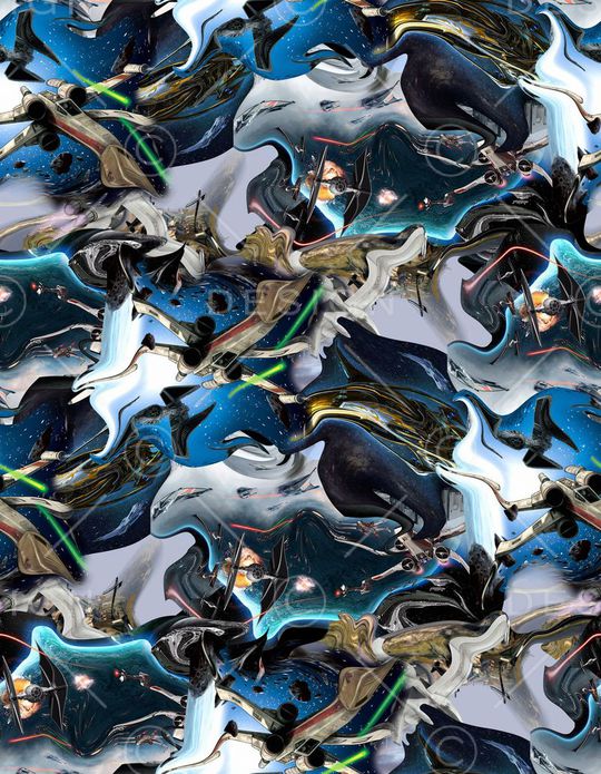 抽象数码印花印花华亿平台图片