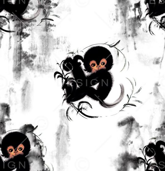 中国风印花华亿平台图片