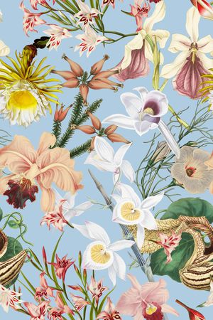 清新印花华亿平台图片