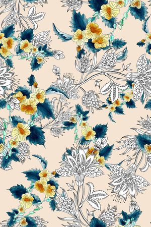 花朵印花华亿平台图片