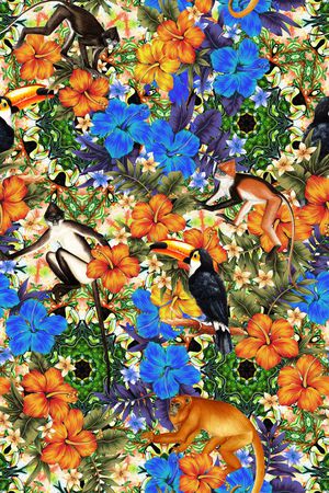 热带印花华亿平台图片