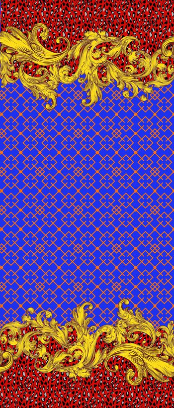 582133-双边定位裙边花