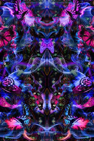 潮流时尚印花华亿平台图片