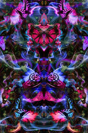 潮流时尚印花华亿平台图片