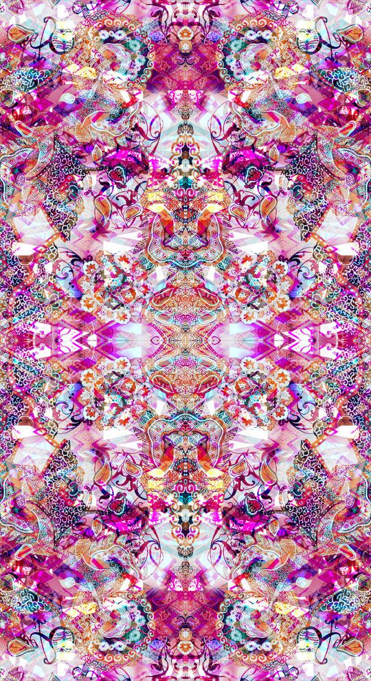 浪漫花卉印花华亿平台图片