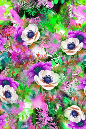 抽象印花华亿平台图片