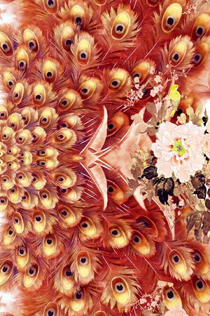 手绘印花华亿平台图片