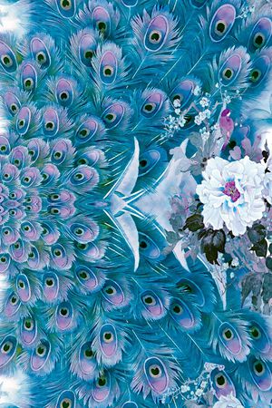 手绘印花华亿平台图片