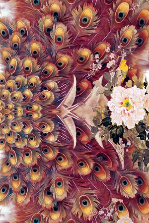 手绘印花华亿平台图片