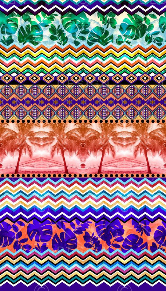 热带、几何、海滩、树叶印花华亿平台图片