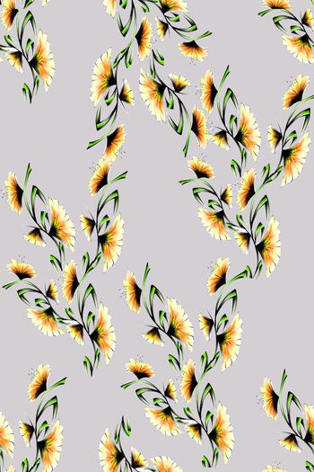 582442-复古 水彩 花卉