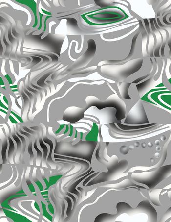 582448-手绘抽像几何拼贴