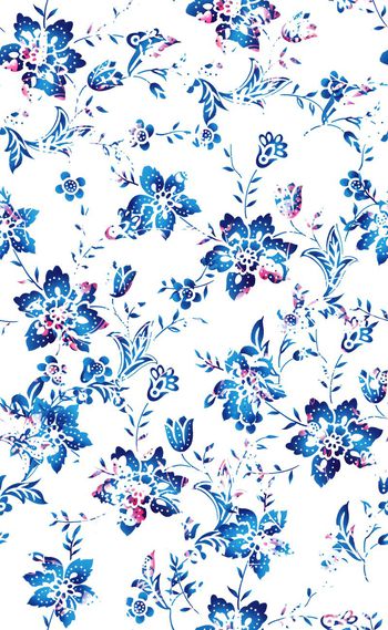 582449-欧美时尚矢量花卉