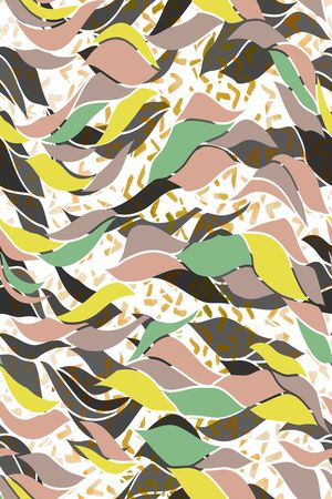 柔和色块印花华亿平台图片