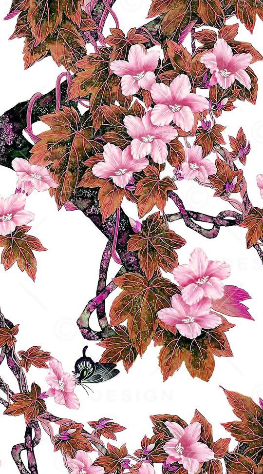 中国风印花华亿平台图片