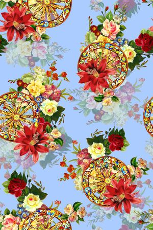 民族风印花华亿平台图片