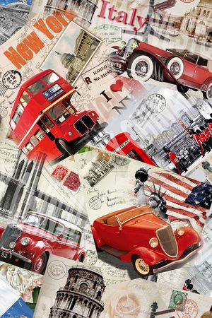 复古印花华亿平台图片