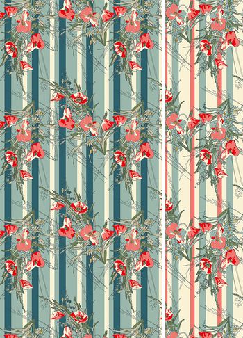 清新印花华亿平台图片