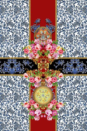 民族风印花华亿平台图片