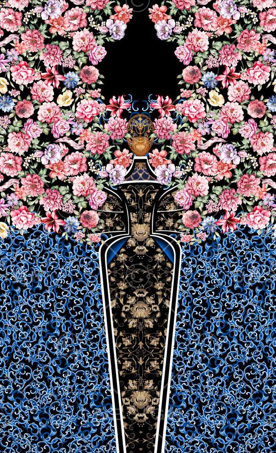 民族风印花华亿平台图片