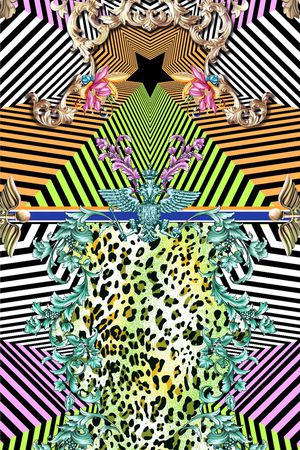 时尚印花华亿平台图片