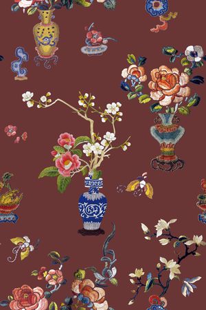 中国风印花华亿平台图片