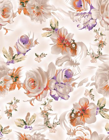 582857-手绘浪漫花卉