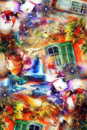 时尚印花华亿平台图片