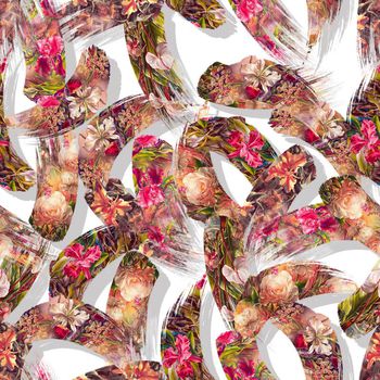 582876-浪漫花卉-笔触花卉