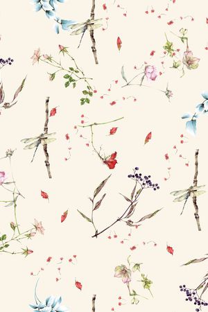 清新印花华亿平台图片