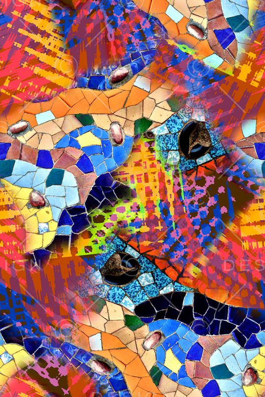 抽象印花华亿平台图片