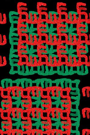 抽象写意印花华亿平台图片