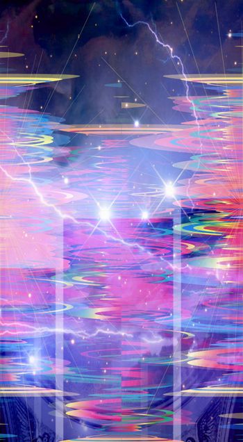 582926-破碎色块拼接艺术