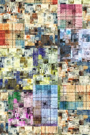 不规则几何印花华亿平台图片