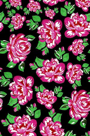 手绘印花华亿平台图片