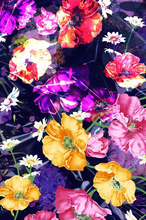 潮流时尚印花华亿平台图片