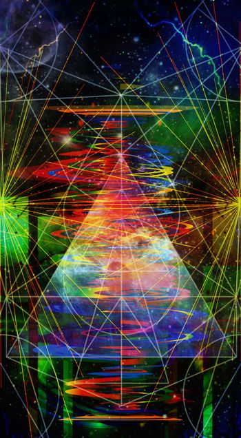 582987-破碎几何色块线条拼接