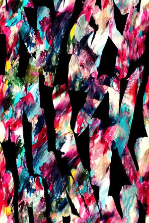 抽象印花华亿平台图片